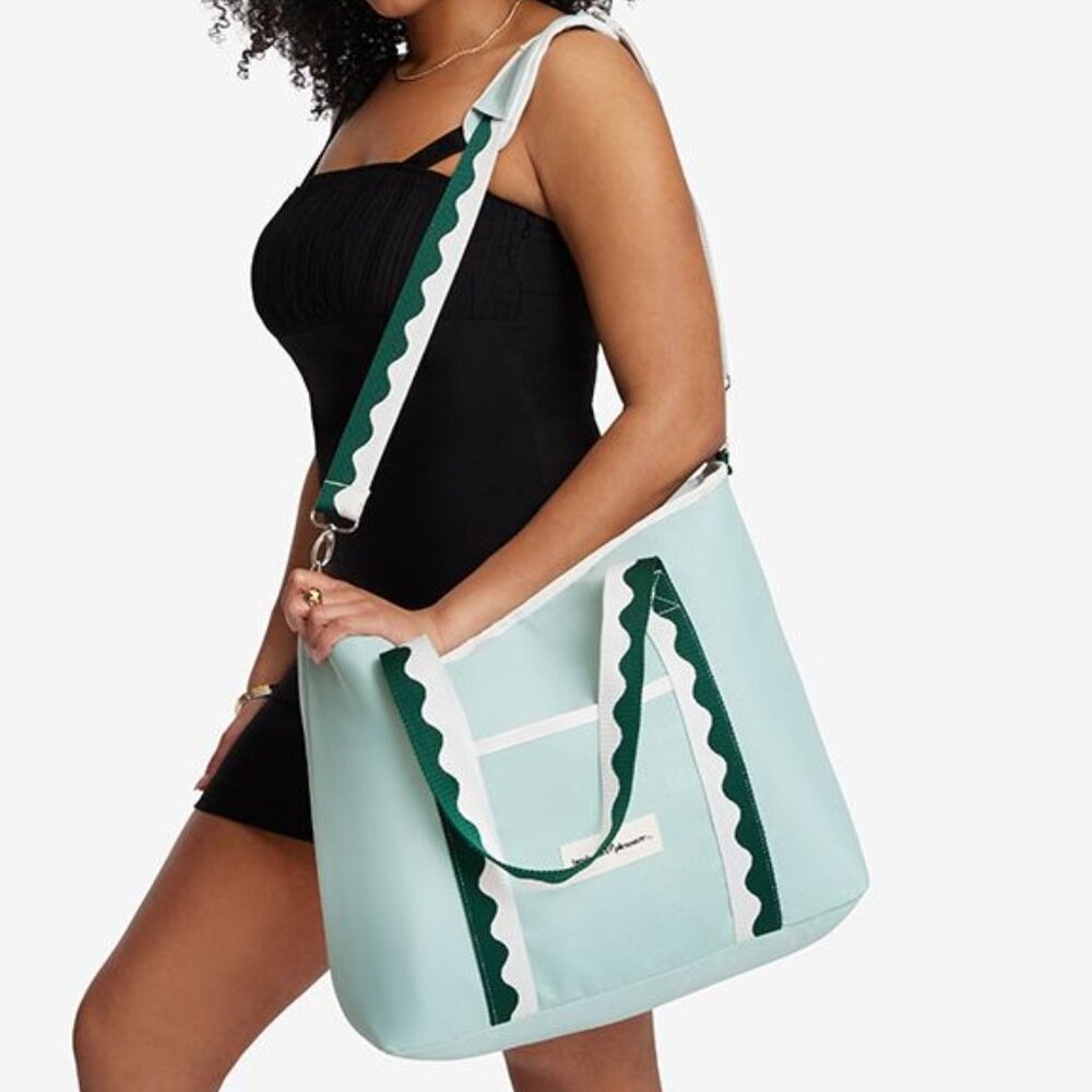 NEW Business & Pleasure Co. Cooler Tote RIVIE GREEN